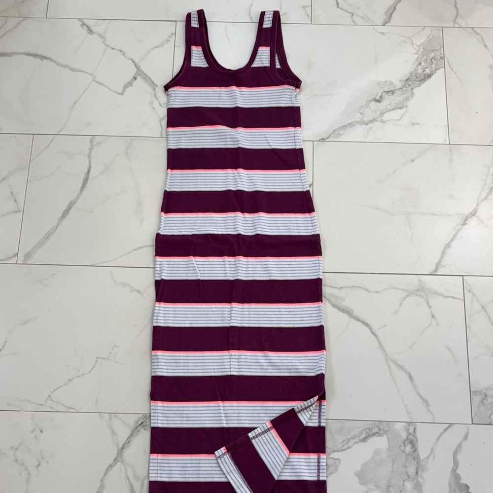 SO Authentic Striped Knit Top - Purple and Pink